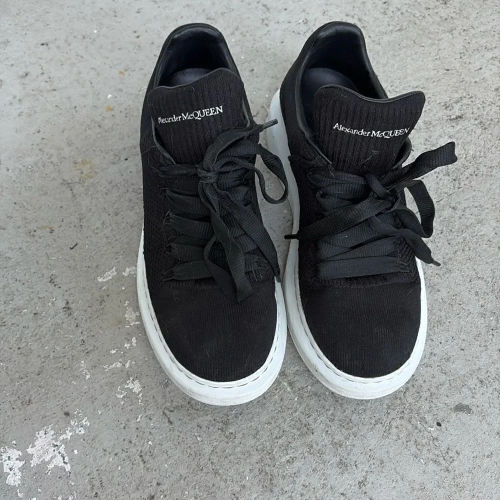 Alexander McQueen net top oversized sneakers